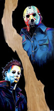 Load image into Gallery viewer, "Halloween VS Friday the 13th" Print